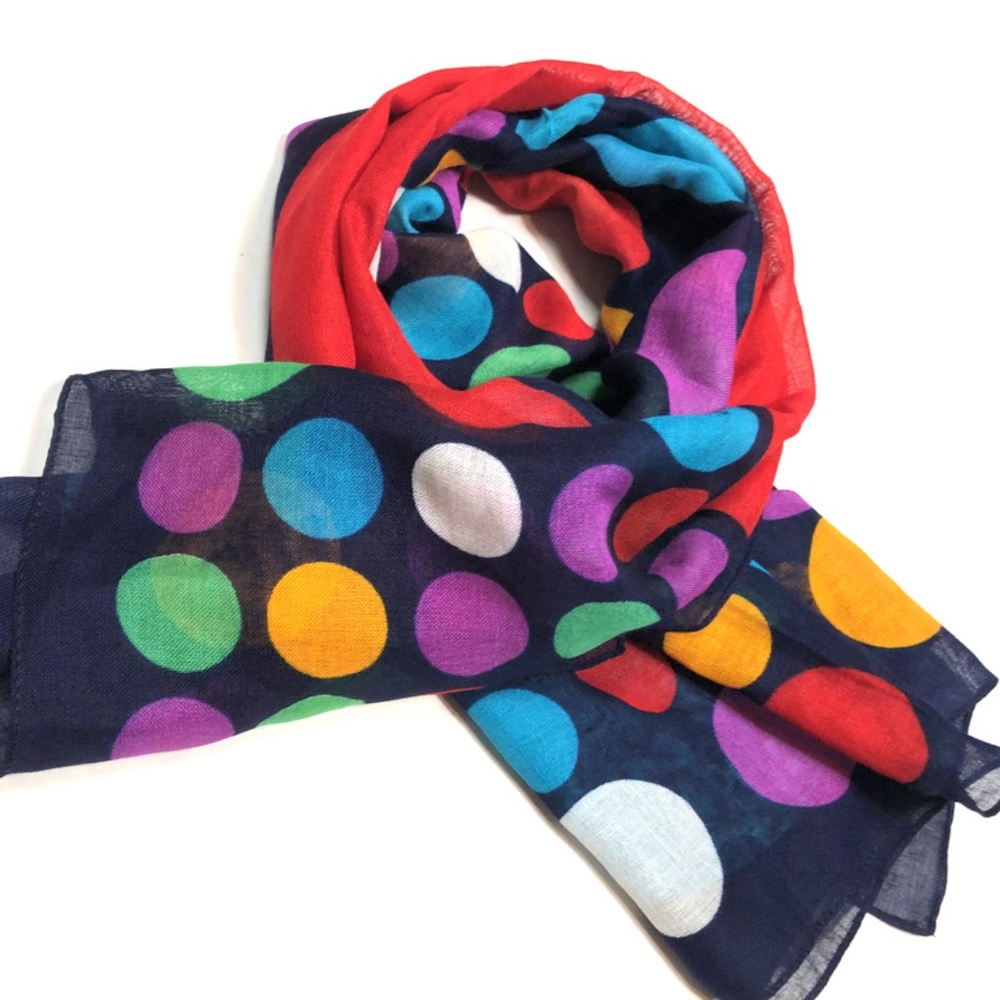 Symphony Scarves Original Art Scarf Polka Dot